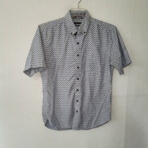 Reyn Spooner Mens Button Down Shirt Short Sleeve Hawaiian Traditionals Small‎
